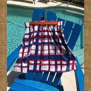 talbots plaid skirt